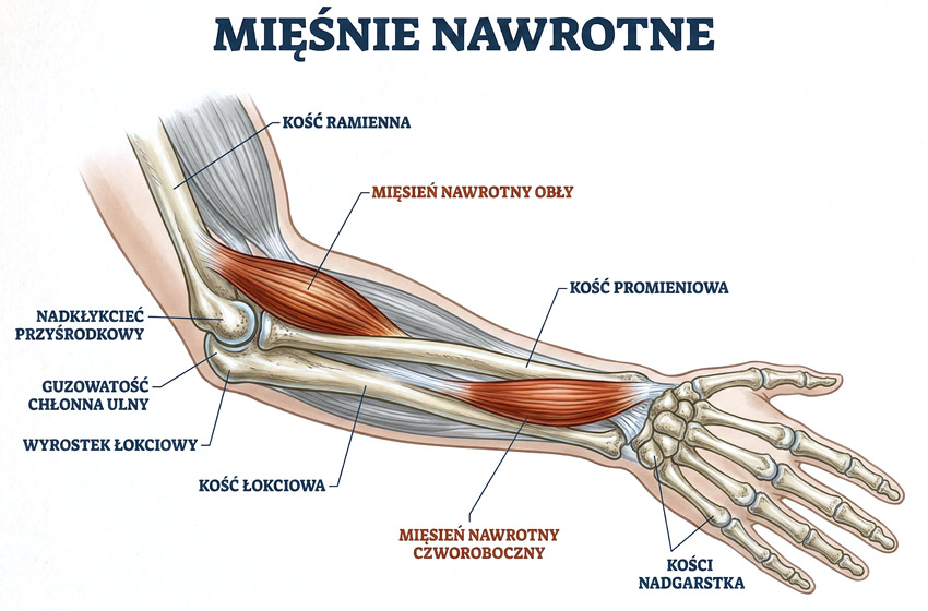 Mięsień nawrotny obły i czworoboczny – budowa i rehabilitacja